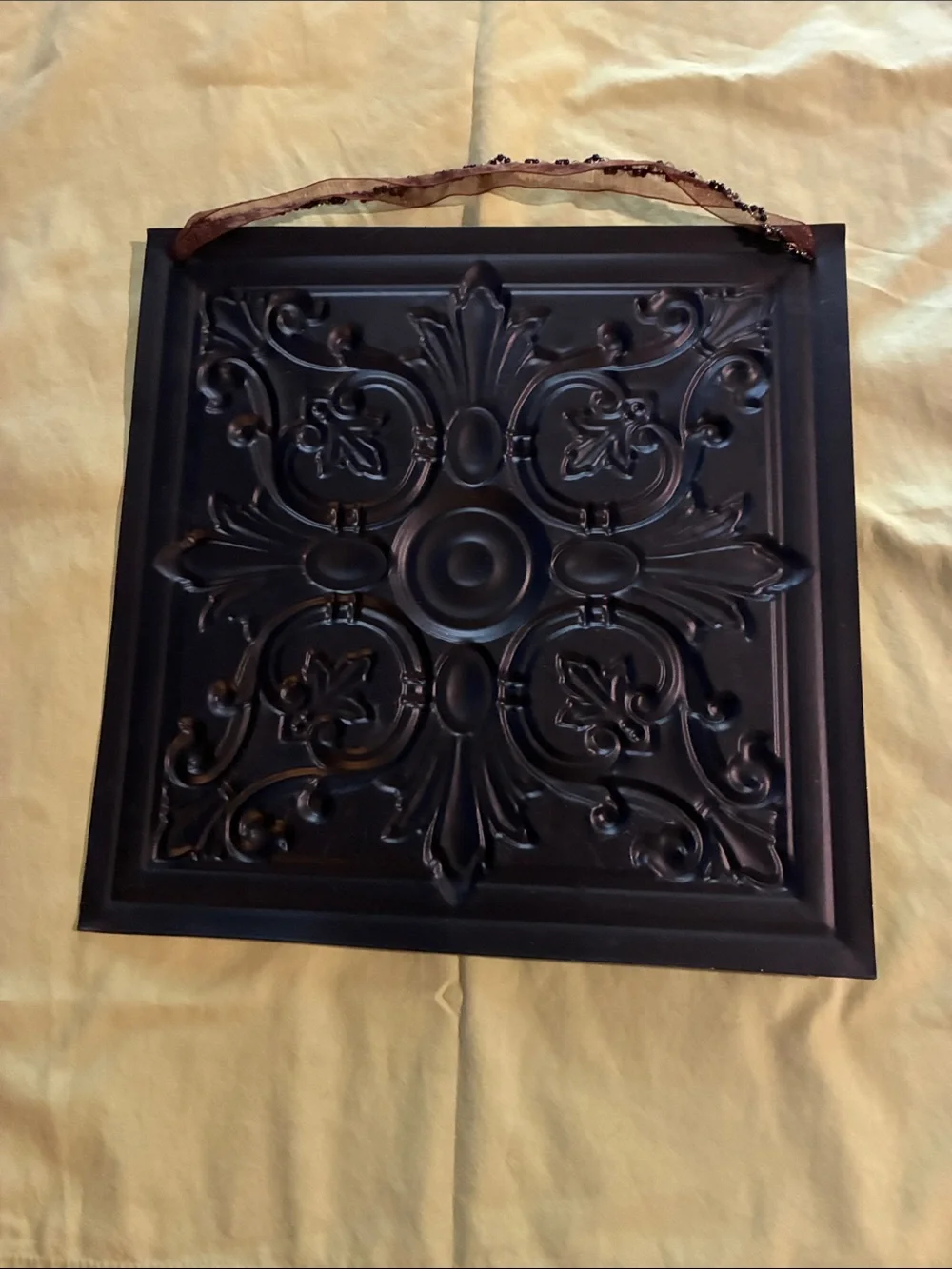 Bless This Home Cream Wall Plaque - Decorative Home Sign
